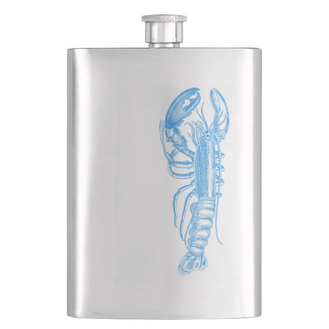 Hummer hellblau Serie Hip Flask (Front)