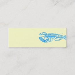 Hummer hellblau Serie Mini Business Card