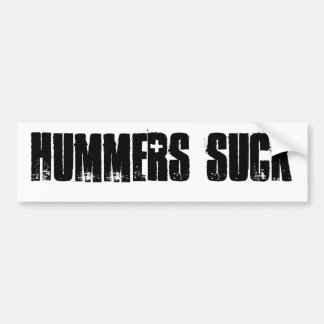 HUMMERS SUCK BUMPER STICKER