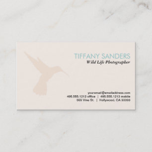 Humming Bird Business Card