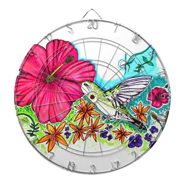 Humming Bird  Dartboard (Front)