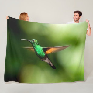 HUMMING BIRD FLEECE BLANKET