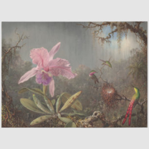 Humming bird & Iris Decoupage Paper