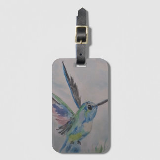 Humming Bird Luggage Tag