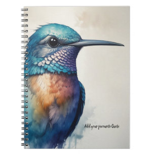 Humming Bird  Notebook Journal