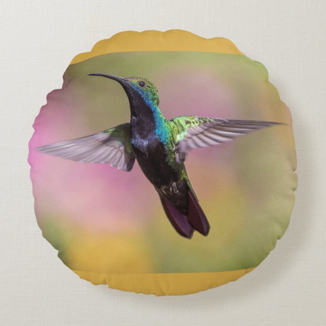Humming Bird  Round Cushion (Front)