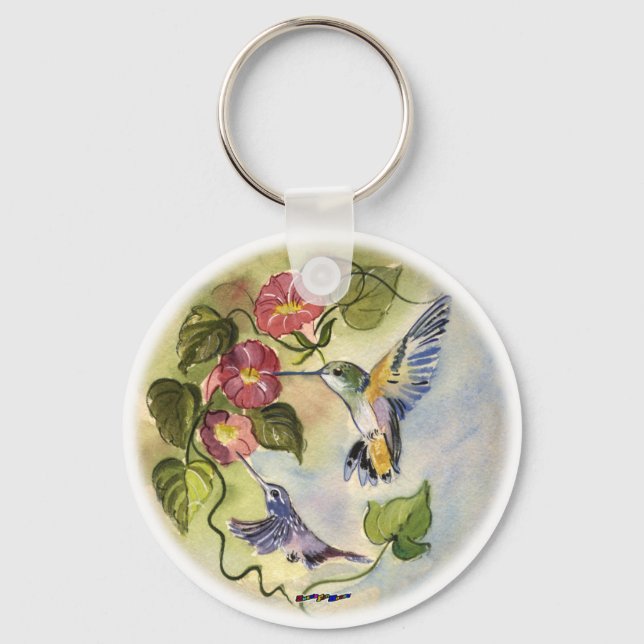 Humming Birds Key Ring (Front)
