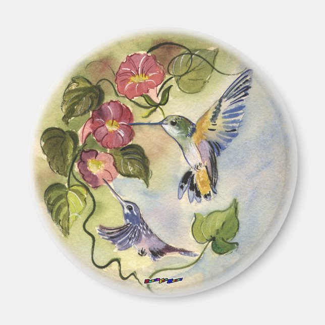 Humming Birds Magnet (Front)