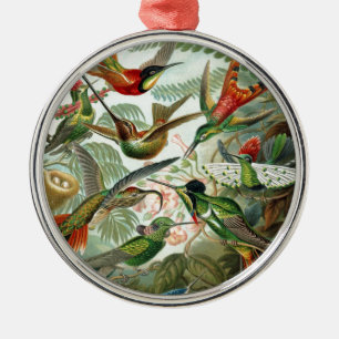 Humming Birds Paradise art Metal Ornament