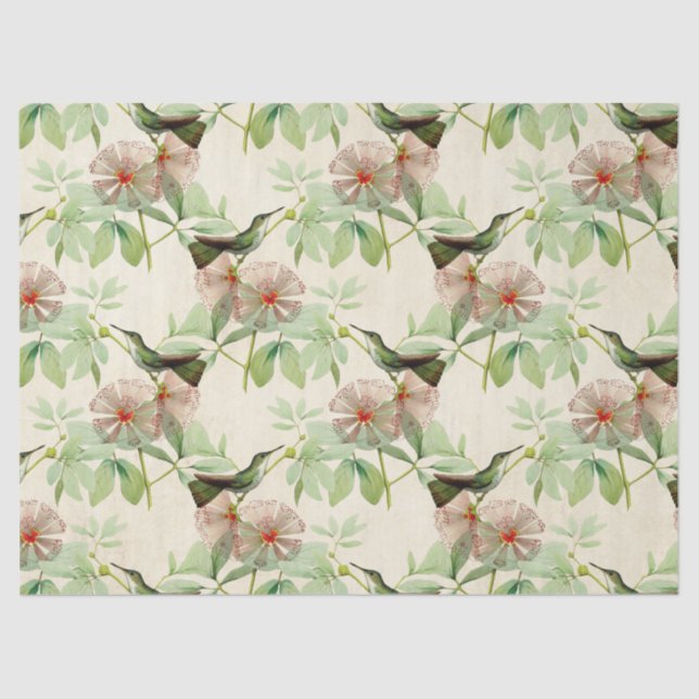Humming Birds Series Design Five Tissue Paper (Front)