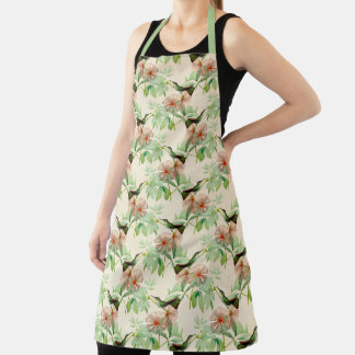 Humming Birds Series Design Five Tissue Paper Apron
