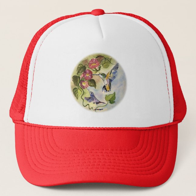 Humming Birds Trucker Hat (Front)