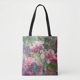Humming for Fuchsias Tote Bag