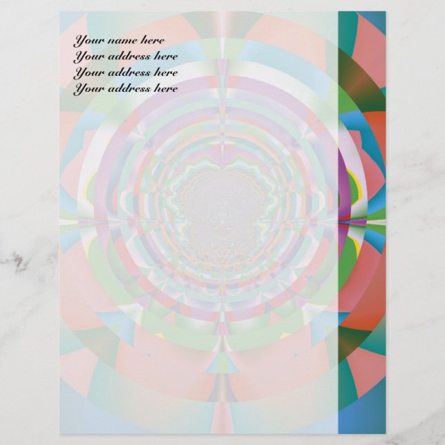 Humming Top Letterhead Template (Front)