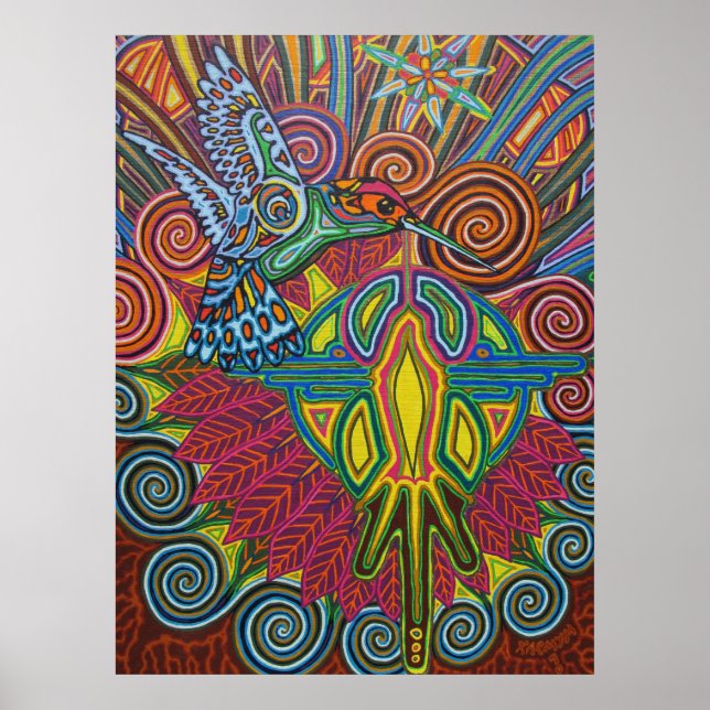 hummingbird - 2010 as poster/canvas poster (Front)