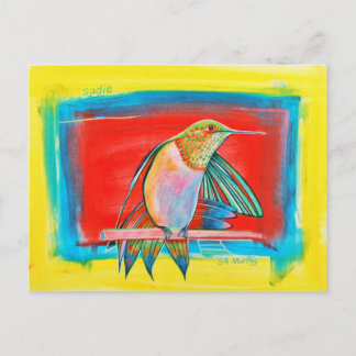 HUMMINGBIRD  ©2010 SylviART™ Postcard