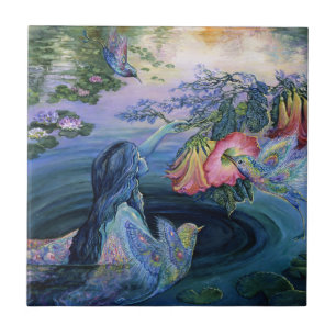 Hummingbird 6x6 Ceramic Tile