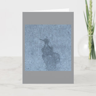 Hummingbird Abstract Card