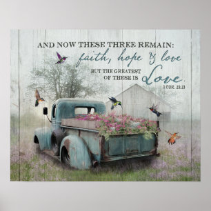 Hummingbird And Now These Three Remain Poster