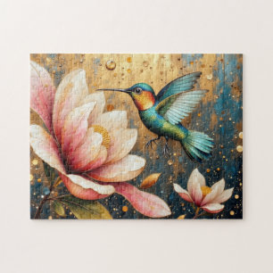 Hummingbird Art Jigsaw Puzzle