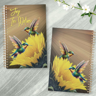 Hummingbird Art & Sunflower Photograph Mix Planner