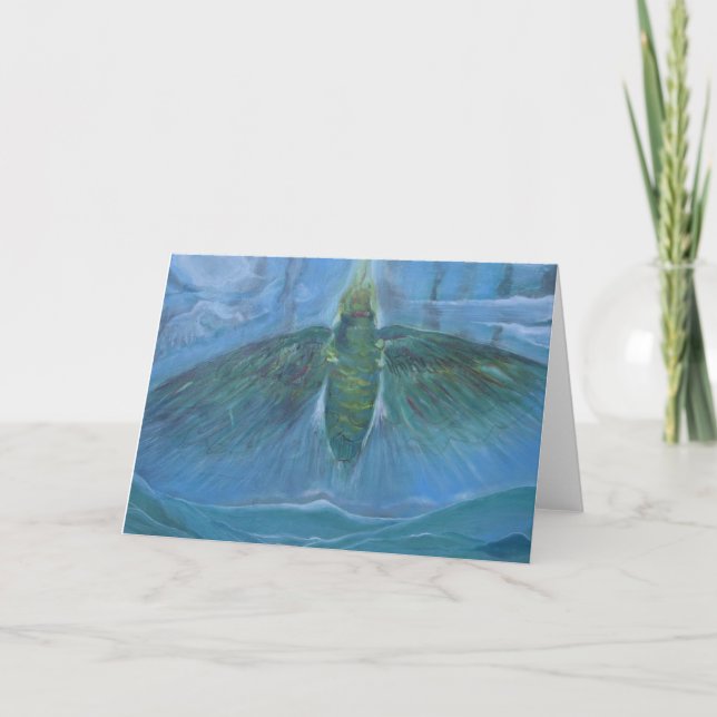 Hummingbird Ascending Card (Front)