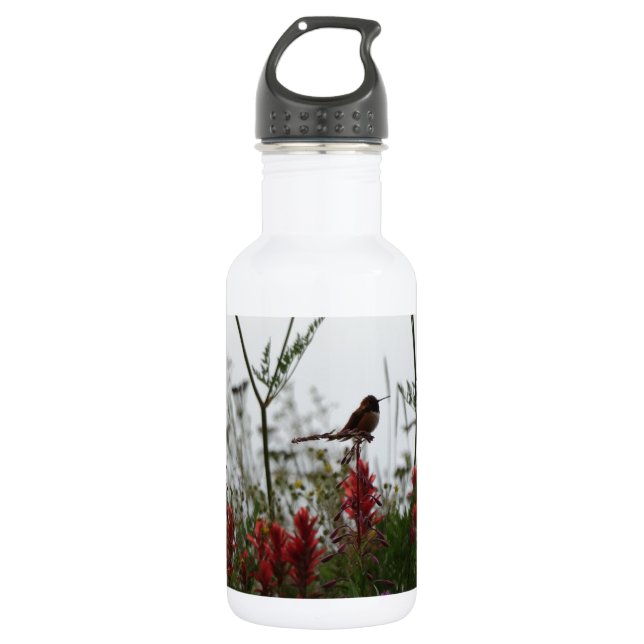 Hummingbird at Dusk 532 Ml Water Bottle (Front)