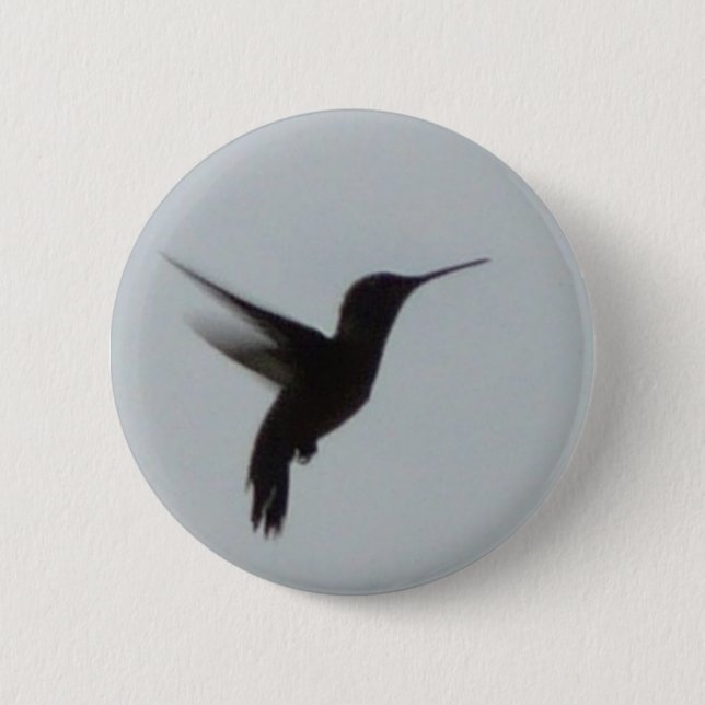 Hummingbird At Dusk 6 Cm Round Badge (Front)