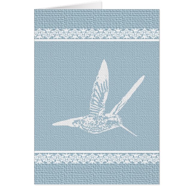 Hummingbird Baby Blue (Front)