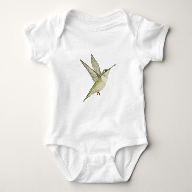 Hummingbird Baby Bodysuit (Front)