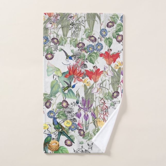 Hummingbird Bird Heaven Bath Towel Set (Hand Towel)