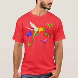 Hummingbird Bird Tree Beautiful Nature Spirit  T-Shirt