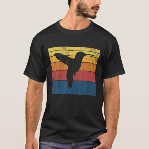 Hummingbird Birds Vintage Retro T-Shirt