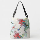Hummingbird Birds Wildlife Animal Flowers Tote Bag