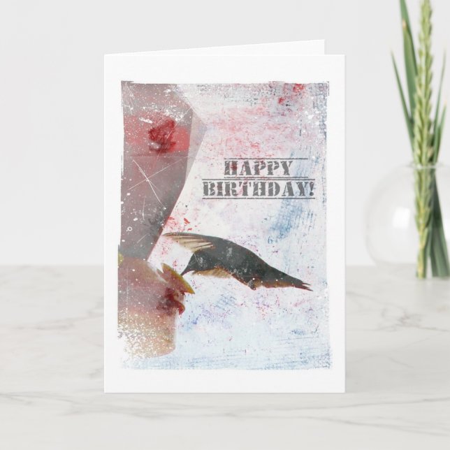 Hummingbird Birthday Card (Front)