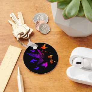 Hummingbird Blessing Key Ring