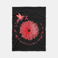 Hummingbird Burgundy Sunflower Brain Aneurysm Awar