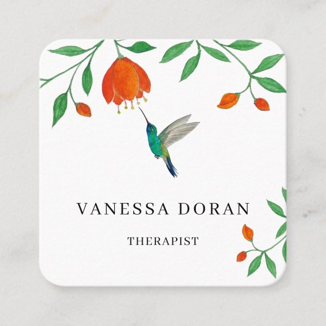 Hummingbird  Business Card (Front)