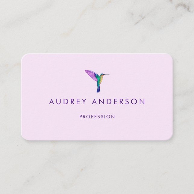 Hummingbird Business Card (Front)