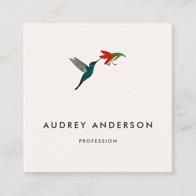Hummingbird Business Card (Front)