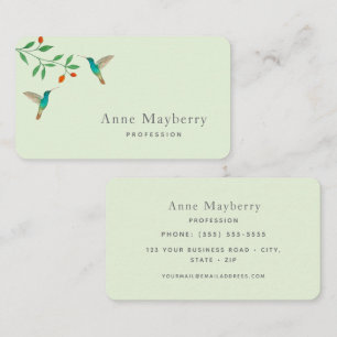 Hummingbird Business Card