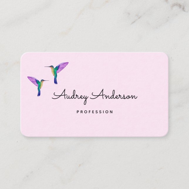 Hummingbird Business Card (Front)