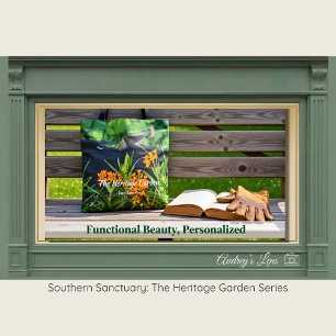 Hummingbird & Butterfly Weed Floral  Tote Bag