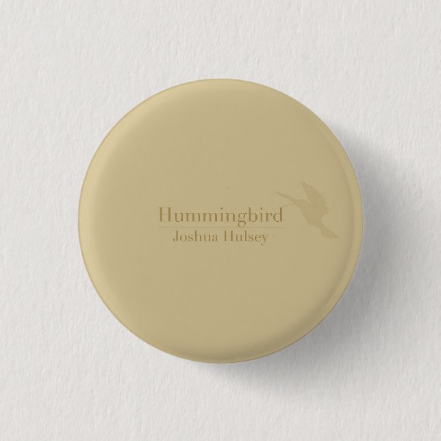 Hummingbird Button (Front)