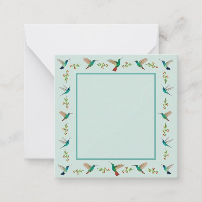 Hummingbird Card (Front)