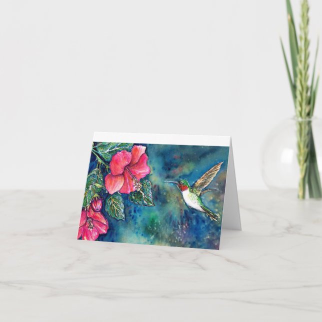 Hummingbird Card (Front)