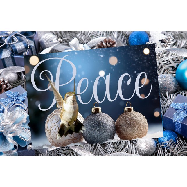 Hummingbird Christmas Card (Creator Uploaded)