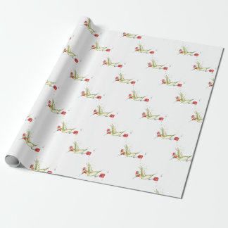 Hummingbird Christmas Delivery Wrapping Paper