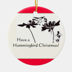 Hummingbird Christmas Ornament
