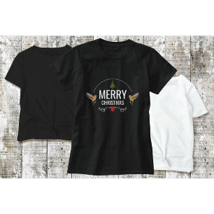 Hummingbird Christmas T-Shirt Black